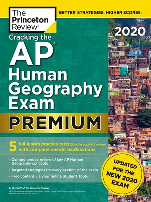 cover image of Cracking the AP Human Geography Exam 2020, Premium Edition